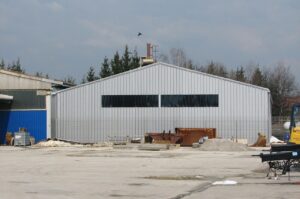 Storage place for construction materials