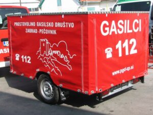 Vatrogasna prikolica Car trailer