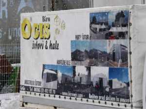 Transparent Ogis PVC print for OGIS