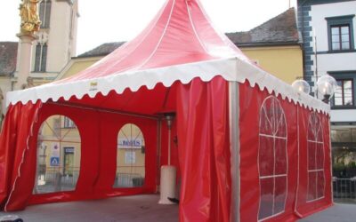 Santa's pagoda tent