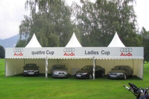 PROMOTIONS: As autonomous unit or in combination with more tents, on grass or sand, brings