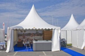 SALES: Sales and exhibition room at nautics saloon